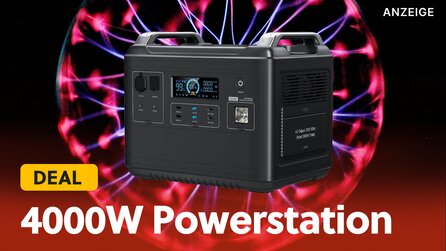 4000W Powerstation mit 450€ Rabatt: Mit diesem Mega-Akku könnt ihr auch im Wald mit RTX 4090 und i9 zocken!