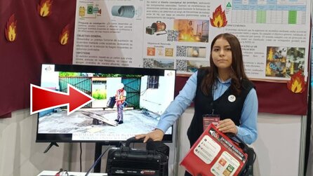 Statt Wasser und Schaum: Schülerin entwirft neue Art Feuerlöscher, der nur Schallwellen nutzen soll