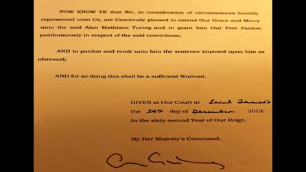 Britische Queen nutzt königliches Vorrecht - Computer-Pionier Alan Turing posthum begnadigt