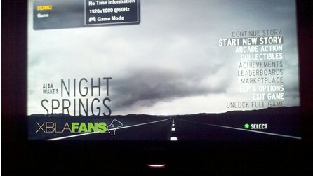 Alan Wakes Night Springs - Neues Spiel erscheint exklusiv für Xbox Live
