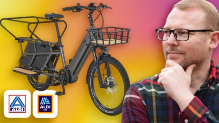 E-Bike bei Aldi im Räumungsverkauf: Starker Motor, großer Akku und Kindersitzbank – lohnt sich der Kauf?
