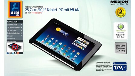 Medion Lifetab E10310 - 10,1-Zoll-Tablet bei Aldi Süd für 179 Euro