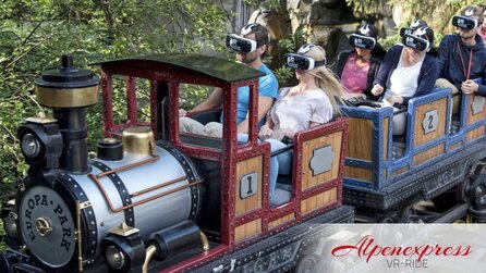 Echte Achterbahn mit VR-Headset - Reales Erlebnis wird zum »Drachenreiten«