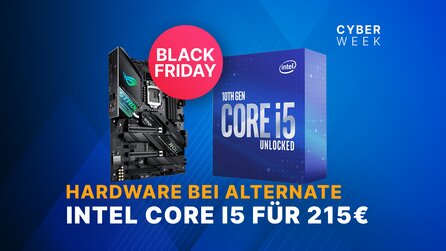 Black Week bei Alternate mit CPUs wie Intel Core i7-10700KF und mehr [Anzeige]