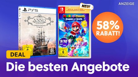 Ubisoft Sale bei Amazon: Mario + Rabbids und Anno 1800 günstig wie noch nie kaufen