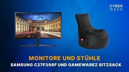 Sitzen, schauen, sparen am Black Friday bei Amazon: Stühle und Monitore im Angebot [Anzeige]