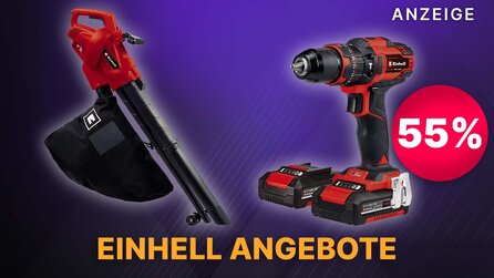 So kann der Frühling kommen: Einhell Gartengeräte + Werkzeuge bis zu 55% günstiger bei Amazon