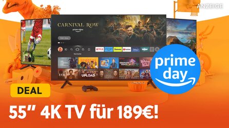 55 Zoll 4K TV für 189€ am Prime Day: Das ist mit Abstand der krasseste Amazon-Deal des Jahres!