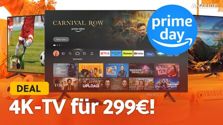Ist das der beste TV-Deal am Prime Day? 4K UHD Smart TV für nur 299€ - aber ihr müsst echt schnell sein!