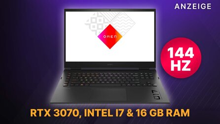 RTX 3070 + Intel i7: 144 Hz HP OMEN Gaming Laptop jetzt besonders günstig bei den Amazon Angeboten