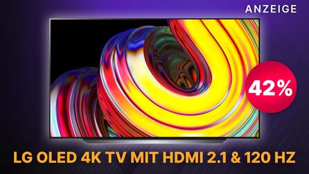 65 Zoll, HDMI 2.1 + 120 Hz: Sichert euch einen LG OLED CS9 4K Smart TV mit 42% Rabatt bei Amazon