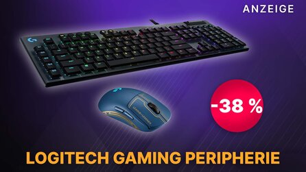 Logitech Gaming Deals: Mechanische Tastaturen, Mäuse + Headsets stark reduziert bei Amazon