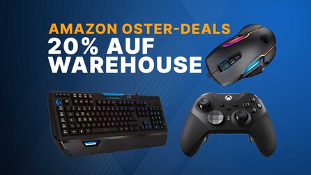 Rabatte bei Amazon Warehouse: Gaming-Hardware jetzt 20 Prozent günstiger [Anzeige]