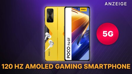 5G + 120 Hz AMOLED Handy: Sichert euch das Gaming Smartphone POCO F4 GT besonders günstig bei Amazon