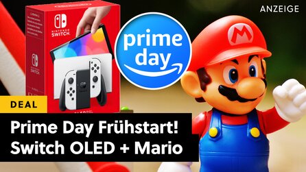 Nintendo startet zu früh in den Prime Day! Die Switch OLED mit einem genialen Mario-Game ist jetzt schon günstig wie noch nie!