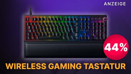 Razer Deals: Die kabellose mechanische Gaming Tastatur BlackWidow V3 Pro 44% günstiger bei Amazon