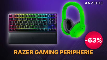 Amazon Angebote: Jetzt für Razer Gaming Headsets + Tastaturen weniger als die Hälfte zahlen