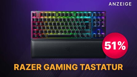 Gaming Tastatur drastisch reduziert: Razer Huntsman V2 TKL mit 51% Rabatt zum Tiefstpreis bei Amazon