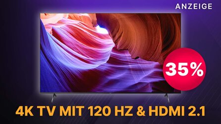 4K TV mit 35% Rabatt: Sony Bravia mit HDMI 2.1 + 120 Hz zum Tiefstpreis bei Amazon