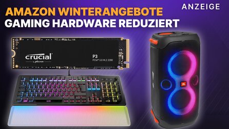 Amazon Winterangebote: Roccat Vulcan Gaming Tastatur, JBL Partybox und NVMe SSD im Sale