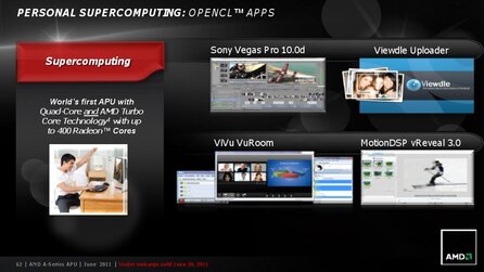 AMD Fusion A-Prozessoren - Hersteller-Präsentation