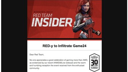 AMD will Nvidias Game24 »infiltrieren« - AMD-Fans sollen in roten T-Shirts teilnehmen