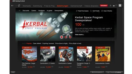 AMD Gaming Evolved App - Screenshots