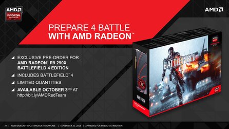 AMD Radeon R9 290X - Battlefield 4-Bundle nur 8.000 Mal verfügbar