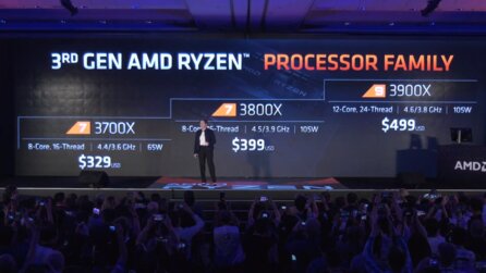 Ryzen 3000 offiziell: So schnell wie Intel aber deutlich sparsamer und günstiger