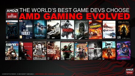 AMD Never Settle Forever - Hersteller-Präsentation