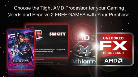 AMD-Prozessoren mit Spiele-Bundle - In den USA mit Sim City und Far Cry 3: Blood Dragon