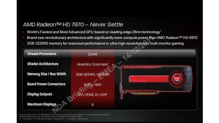 AMD Radeon HD 7970 - Geleakte Folien zur Grafikkarte