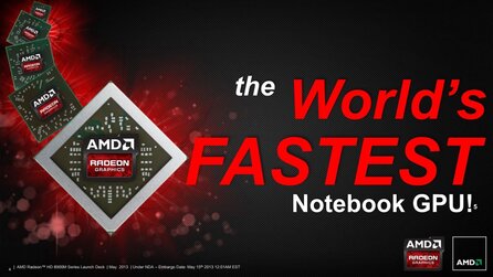 AMD Radeon HD 8970M - Schnellste Notebook-GPU vorgestellt