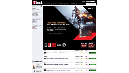 AMD Radeon R9 290X + Battlefield 4 Bundles - In Schweden für über 1.100 Euro gelistet, AMD schweigt über Händler und Preis