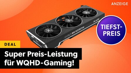 Teaserbild für Die günstigste Grafikkarte für WQHD-Gaming kostet kaum mehr als 300€: Die AMD RX 6750 XT zum Tiefstpreis bei Mindfactory!