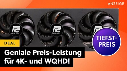 4K- + WQHD-Grafikkarte jetzt zum absoluten Bestpreis: Gönnt euch massive GPU-Performance nur für kurze Zeit für weit unter 600€!