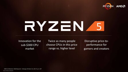 AMD Ryzen 5 - Offizielle Präsentation