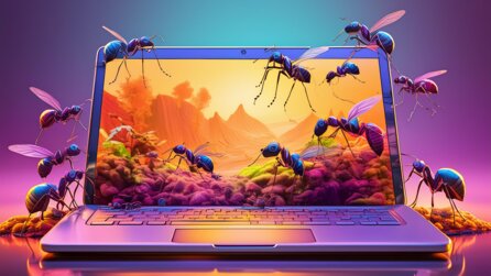Der Gaming-Laptop eines Spielers wird von Ameisen befallen und er weiß nicht, wie er sie loswerden soll
