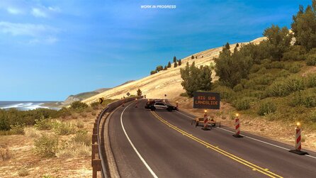 American Truck Simulator - Erdrutsch zerstört US-Straße, Entwickler nehmen sie aus dem Spiel