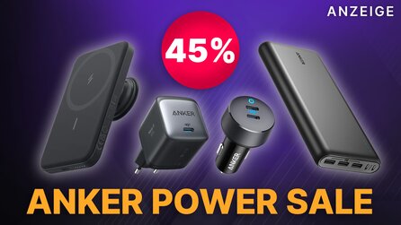 Power Angebote im Anker Sale auf Amazon: Ladegeräte, Netzteile + Powerbanks bis zu 45% reduziert