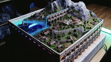 Anno 117: Casemodder baut einmaliges Kunstwerk mit Aquädukt-Wasserkühlung, und ihr könnt es bei uns gewinnen