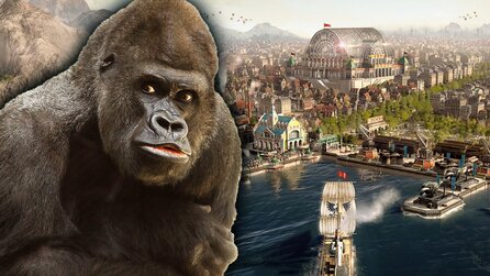 Wusstet ihr, dass sich in Anno 1800 ein dreiköpfiger Gorilla versteckt?