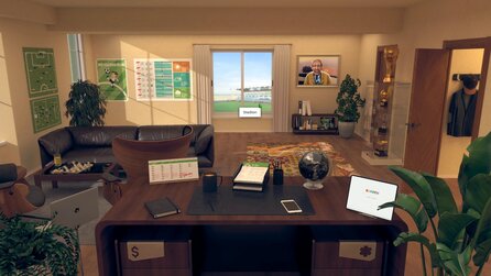 Anstoss: Der Fußballmanager - Screenshots aus 3D-Modus und Menüs