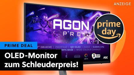 OLED-Gaming ist purer Luxus – und jetzt endlich bezahlbar: 240Hz-Monitor mit 0,03ms Reaktionszeit im Amazon Prime Day-Angebot!