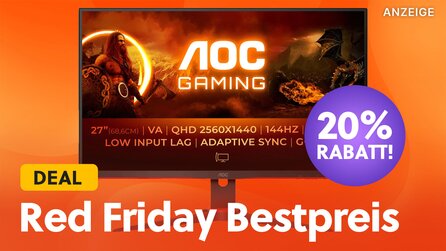 Nur noch bis Sonntag: Verheerende Monitor-Angebote am Red Friday bei MediaMarkt: 155Hz und mehr jetzt lachhaft günstig