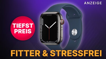 Beste Zeit, um Sport zu treiben: Die Apple Watch 7 gibt’s für 100€ weniger bei Amazon!