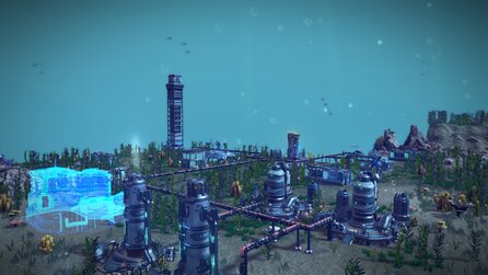 Aquatico - Screenshots zum Aufbauspiel unter Wasser