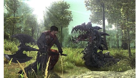 Arcania: Gothic 4 - Screenshots: Kampf mit Hammer, Axt und Streitkolben