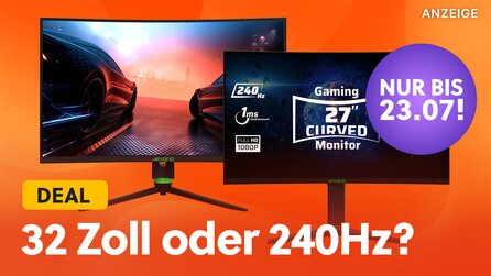 Gaming-Monitor mit mehr Hertz als er Euro kostet: 240Hz Display dank Gutschein jetzt für unter 200€
