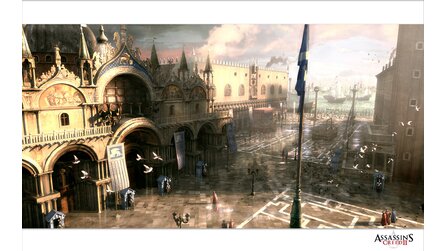 Assassins Creed 2 - Ezio in Aktion: Sechs Wallpaper zu AC2